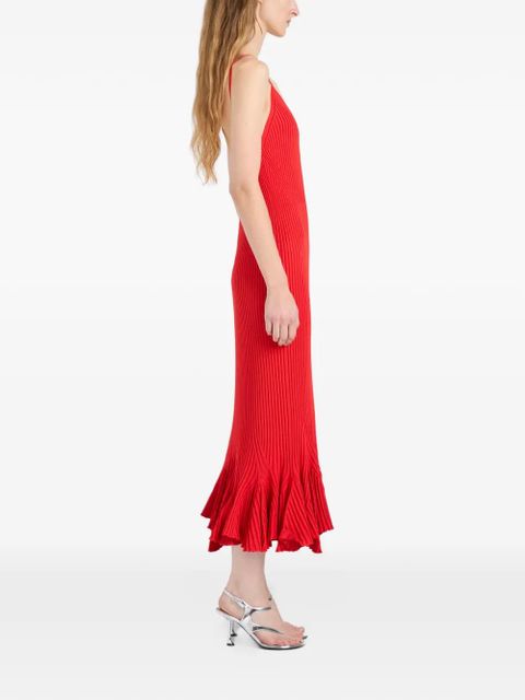 Proenza Schouler Giuditta ribbed dress - Red
