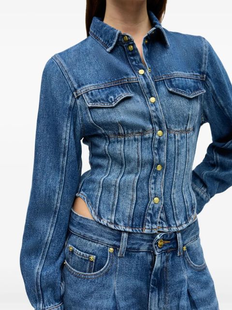 GANNI denim shirt - Blue