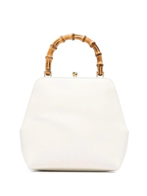Jil Sander Goji bamboo-handle tote bag - White - zdjęcie produktu nr 1