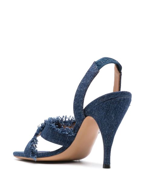 Off-White 110mm denim sandals - Blue - zdjęcie produktu nr 2