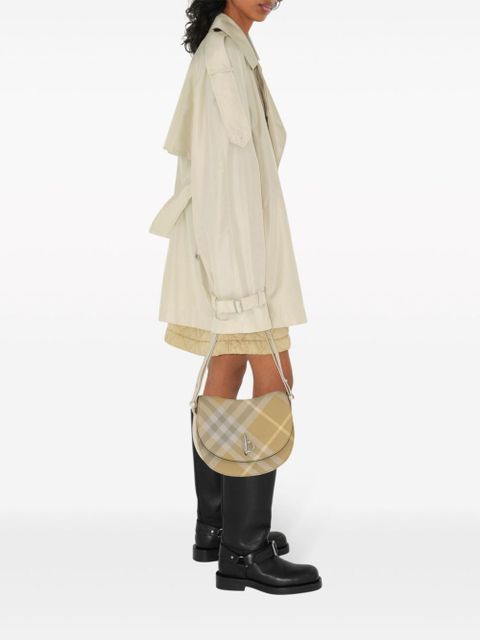 Burberry short silk trench coat - Neutrals - zdjęcie produktu nr 2