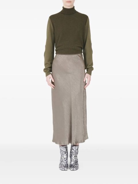 Maison Margiela bias-cut midi skirt - Brown - zdjęcie produktu nr 2