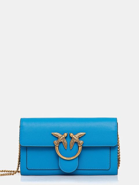 Pinko kopertówka kolor niebieski 100062 A0F1 - zdjęcie produktu nr 1