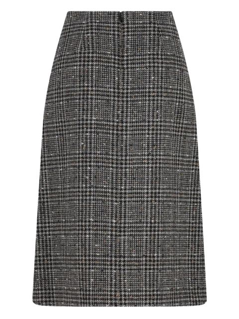 FENDI checked tweed skirt - Grey - zdjęcie produktu nr 2