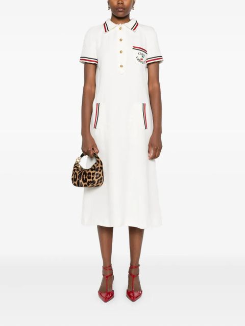 Valentino Garavani cherry-embellished polo midi dress - White - zdjęcie produktu nr 2