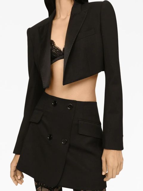 Dolce & Gabbana double-breasted miniskirt - Black