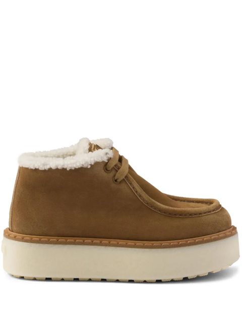 Prada suede chukka boots - Brown - zdjęcie produktu nr 1