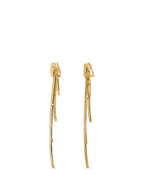 Ferragamo earrings with crystals - Gold