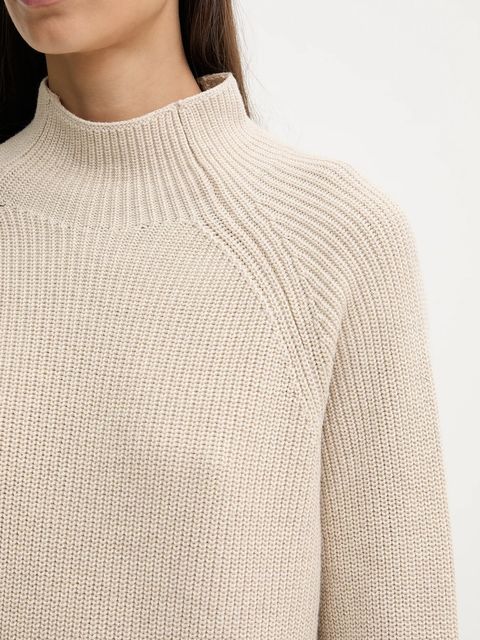 Marc O'Polo sukienka z dodatkiem wełny kolor beżowy mini prosta 600605967001