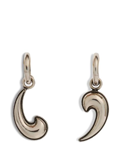 ETRO Paisley hoop earrings - Silver - zdjęcie produktu nr 1