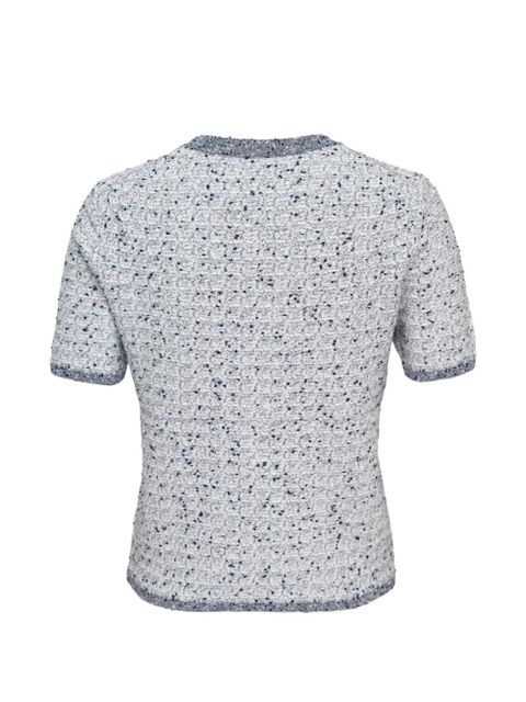 3.1 Phillip Lim bouclé-knit short-sleeve sweater - White - zdjęcie produktu nr 2