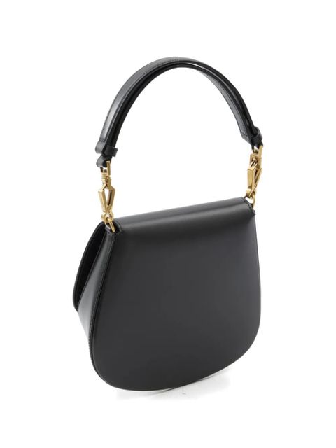 Saint Laurent logo-plaque shoulder bag - Black - zdjęcie produktu nr 2