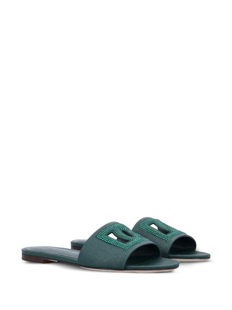 Dolce & Gabbana DG logo sandals - Green - zdjęcie produktu nr 2