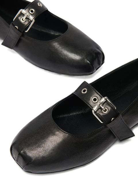 Ba&Sh Canya buckle-strap ballet flats - Black