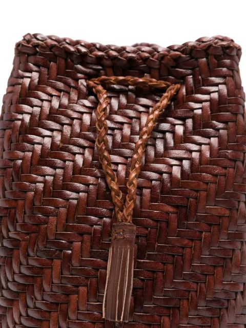 DRAGON DIFFUSION Pompom Double Jump bucket bag - Brown