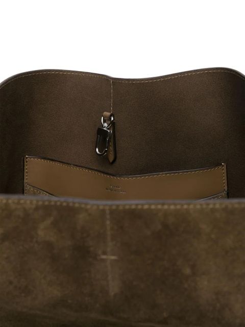 TOTEME suede shoulder bag - Green