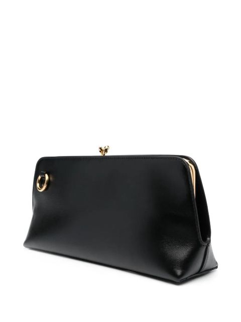 Jil Sander small Goji leather shoulder bag - Black
