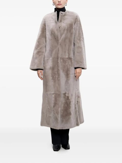 Yves Salomon shearling coat - Neutrals