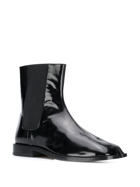 Maison Margiela Tabi leather Chelsea boots - Black - zdjęcie produktu nr 2
