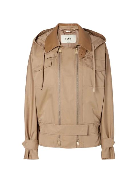 FENDI hooded shirt - Neutrals - zdjęcie produktu nr 1