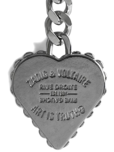 Zadig&Voltaire Santa Fe Crush keyring - Silver