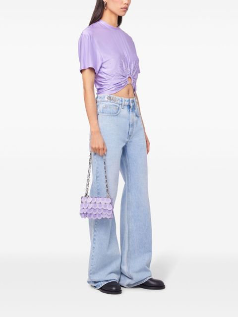 Rabanne piercing T-shirt - Purple