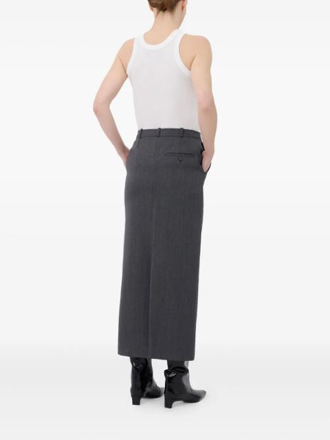 LouLou de Saison pleats midi skirt - Grey