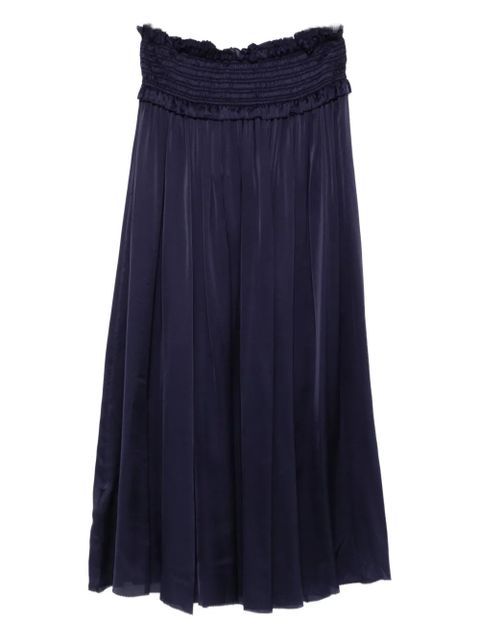 ZIMMERMANN Dream shirred skirt - Blue
