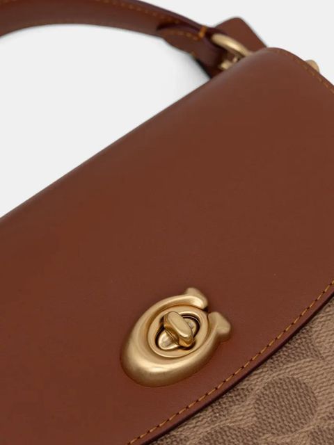 Coach torebka skórzana Cassie 19 kolor brązowy CV436