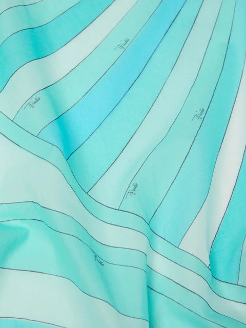 PUCCI Iride-print sarong - Blue