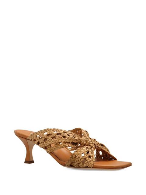 Casadei 50mm Damier Versilia Geraldine mules - Neutrals - zdjęcie produktu nr 2