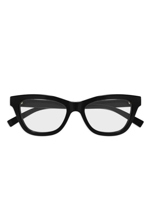 Gucci Eyewear cat-eye-frame logo glasses - Black - zdjęcie produktu nr 1