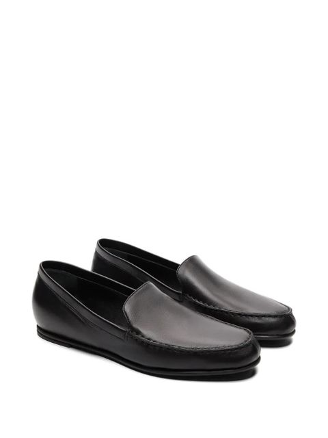 LouLou de Saison Boros nappa leather loafers - Black
