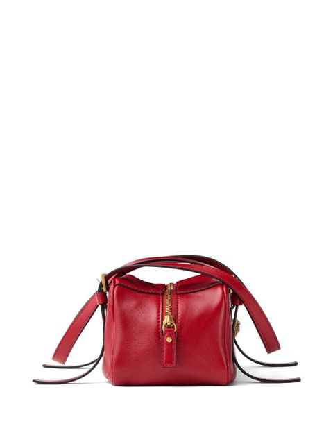 Versace Emblème nappa bowling bag - Red