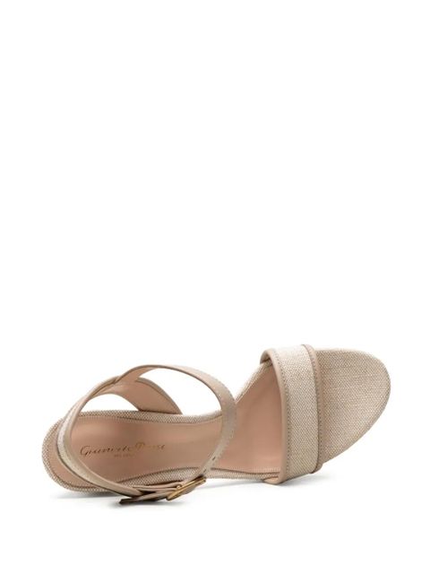 Gianvito Rossi Milos platform buckle sandals - Neutrals