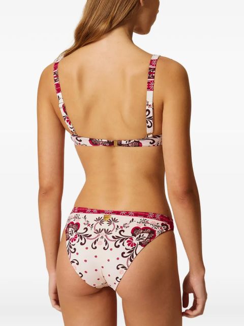 TWINSET printed bikini top - Neutrals