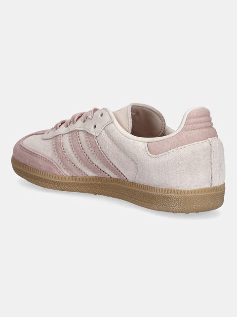 adidas Originals sneakersy zamszowe Samba OG W damskie kolor różowy JR8874