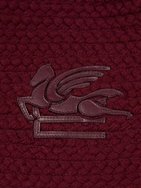 ETRO small Libra fringed tote bag - Red