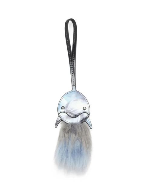 Diesel dolphin fur charms ii keyring - Blue