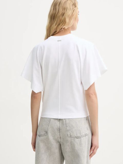 AllSaints t-shirt bawełniany ARTIA damski kolor biały W077JB