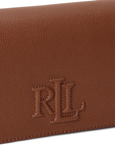 Lauren Ralph Lauren embossed shoulder bag - Brown