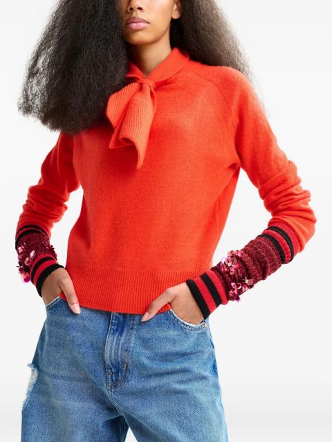 Essentiel Antwerp Invited cashmere sweater - Orange