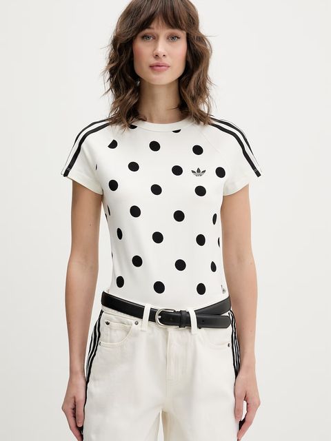 adidas Originals T-shirt damski bawełniany z elastanem - zdjęcie produktu nr 1