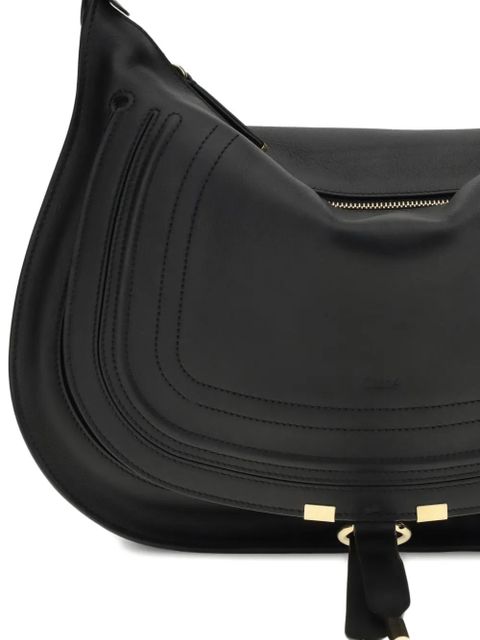 Chloé Marcie leather shoulder bag - Black - zdjęcie produktu nr 2