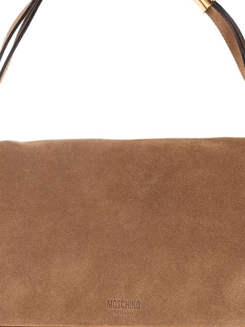 Moschino suede tote bag - Brown