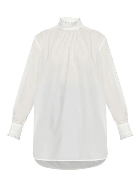 Max Mara Gettata ruffled high-neck shirt - White - zdjęcie produktu nr 1