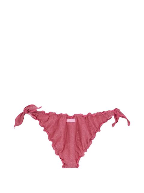 MC2 Saint Barth Moon drawstring ruffled bikini bottoms - Pink - zdjęcie produktu nr 2