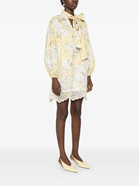 ZIMMERMANN Acacia mini dress - Yellow