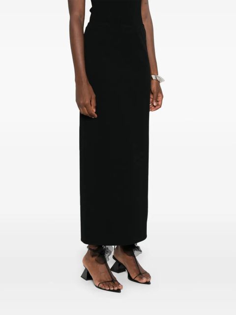 KHAITE Lilth midi skirt - Black - zdjęcie produktu nr 2