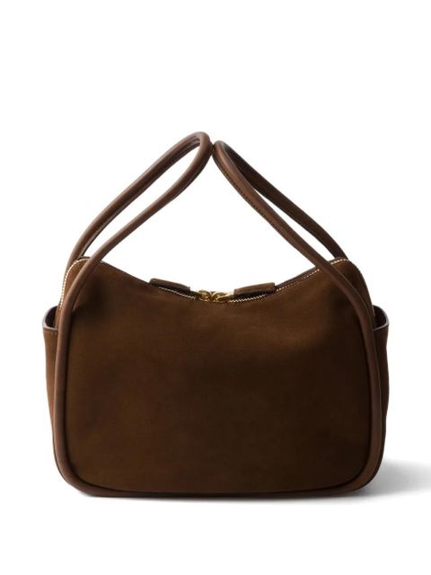 Prada Darling suede tote bag - Brown - zdjęcie produktu nr 2